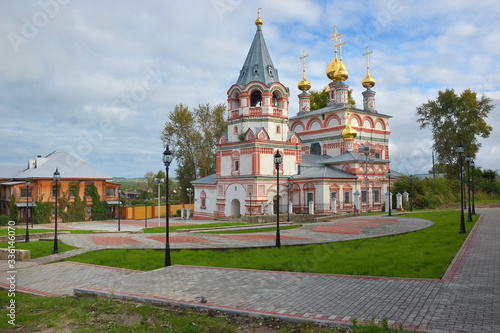 Solikamsk, an old Russian industrial city in the north of the Urals, with its churches and other attractions. photo