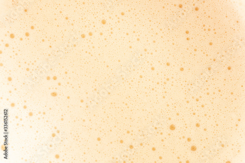 Background with coffee foam