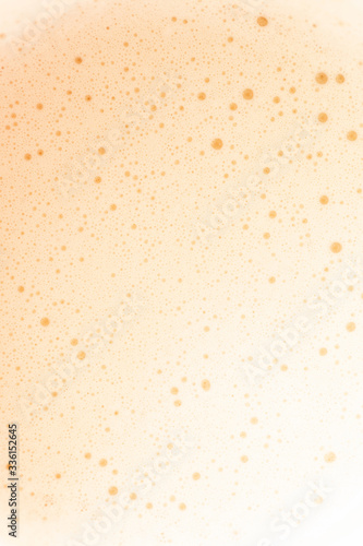 Background with coffee foam