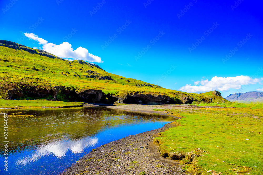 Fototapeta premium Beautiful rugged Iceland Fjord seascape