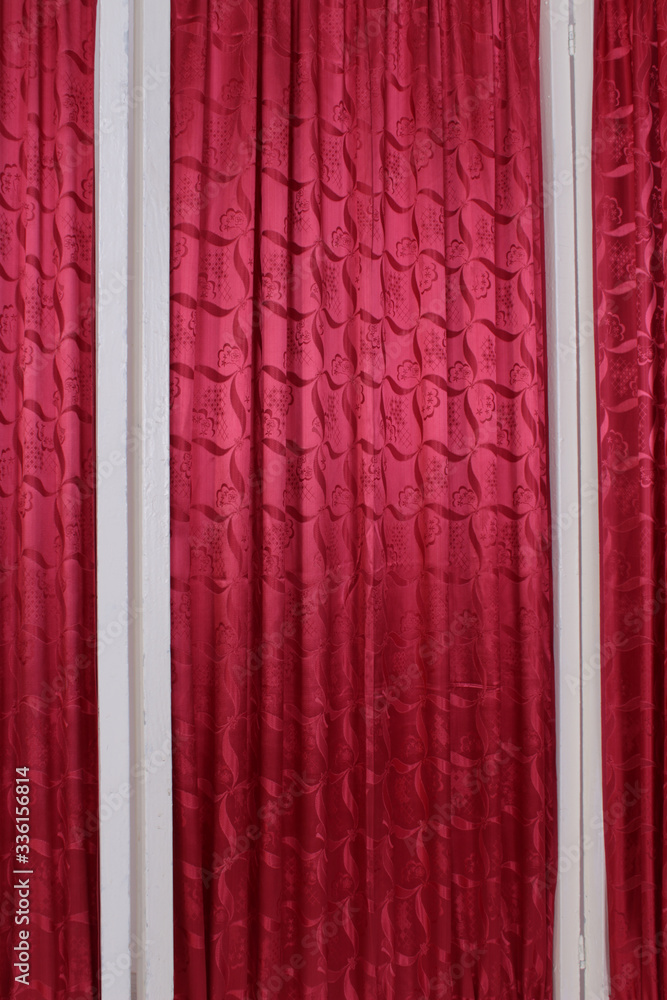 beautiful fabric satin red texture with white borders beautiful fabric satin red texture with white borders