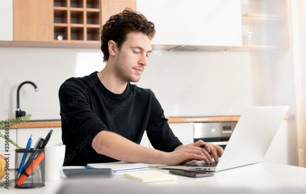 Home office, remotely working concept Home office, remotely working concept