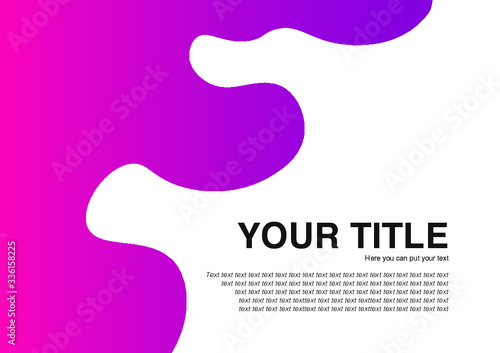 Vector illustration of an abstract background for presentation