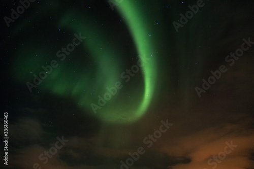 Fototapeta Naklejka Na Ścianę i Meble -  Aurora boreale in Norvegia 