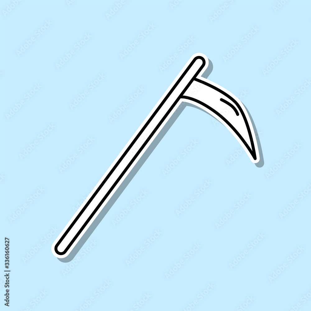 Fototapeta premium Spit sticker icon. Simple thin line, outline vector of halloween icons for ui and ux, website or mobile application