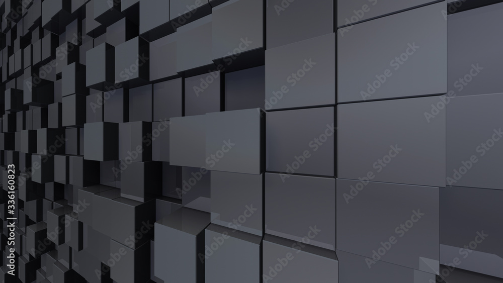 Geometric Box Block Wall Bump 3D illustration abstract background
Geometric Box Block Wall Bump 3D illustration abstract background