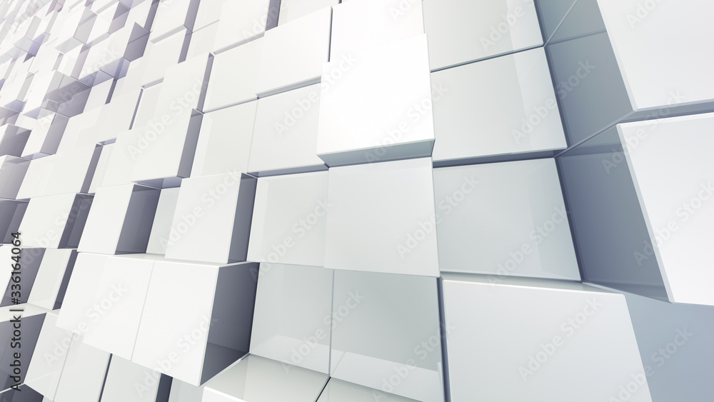 Geometric Box Block Wall Bump 3D illustration abstract background
Geometric Box Block Wall Bump 3D illustration abstract background