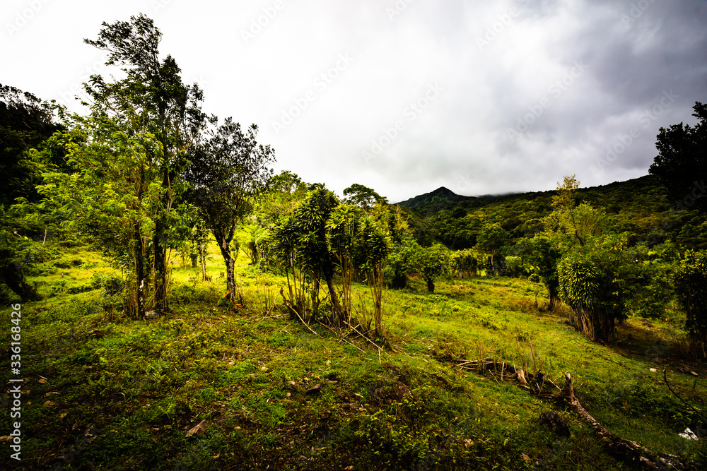 Hiking around the Soufrière volcano, Guadeloupe Hiking around the Soufrière volcano, Guadeloupe
