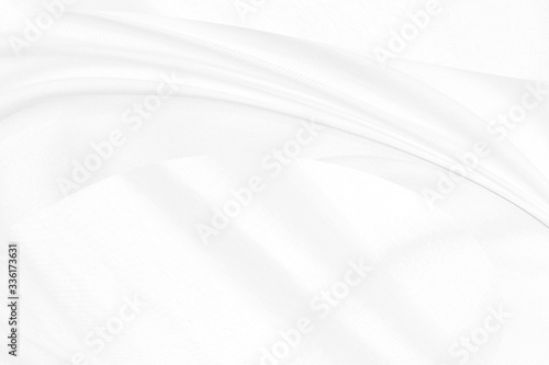 beauty fashion soft fabric white abstract smooth curve shape elegrance decorative textile background