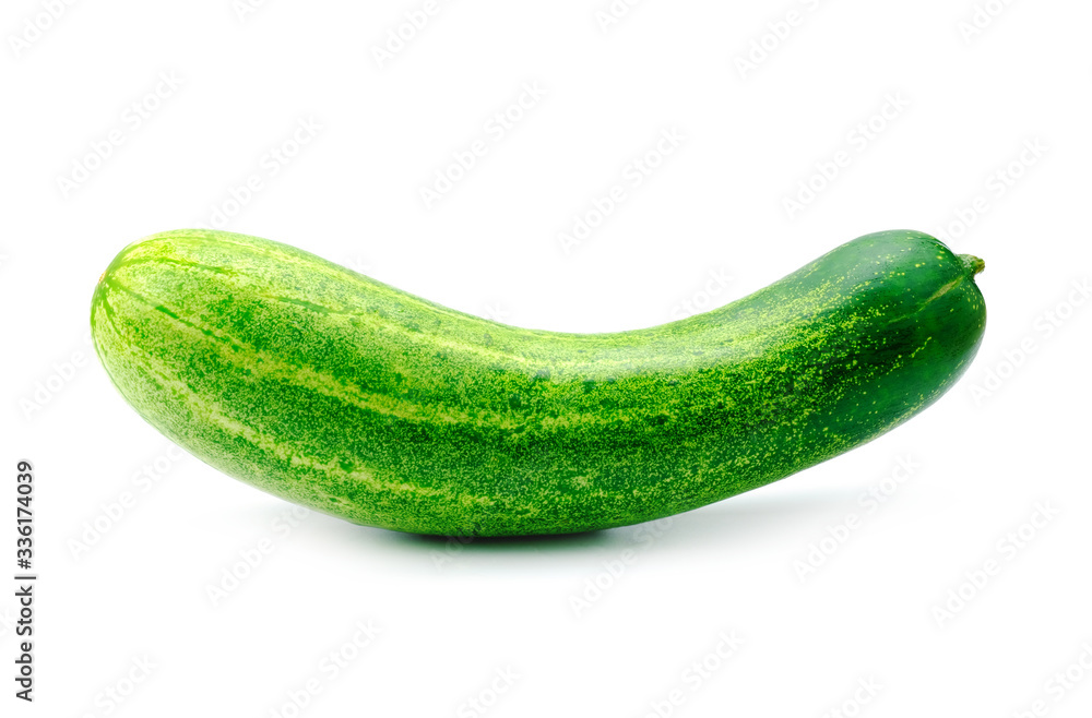 Fresh green cucumber vegetables organic food isolated on white background. Fresh green cucumber vegetables organic food isolated on white background.