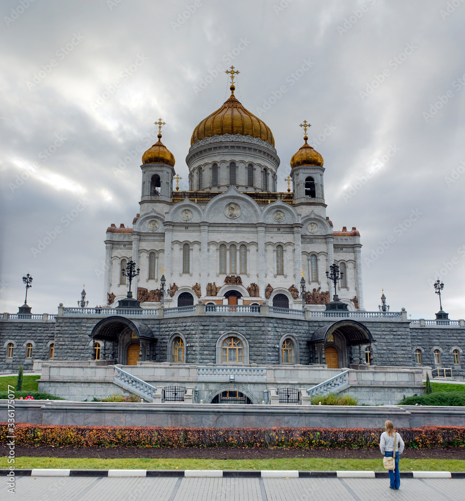 Moscow, Cathedral Of Christ The Saviour.