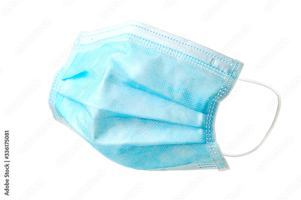 Doctor mask and corona virus protection isolated on a white background Doctor mask and corona virus protection isolated on a white background