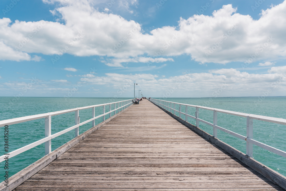 Pier de Hervey Bay, na Austrália Pier de Hervey Bay, na Austrália
