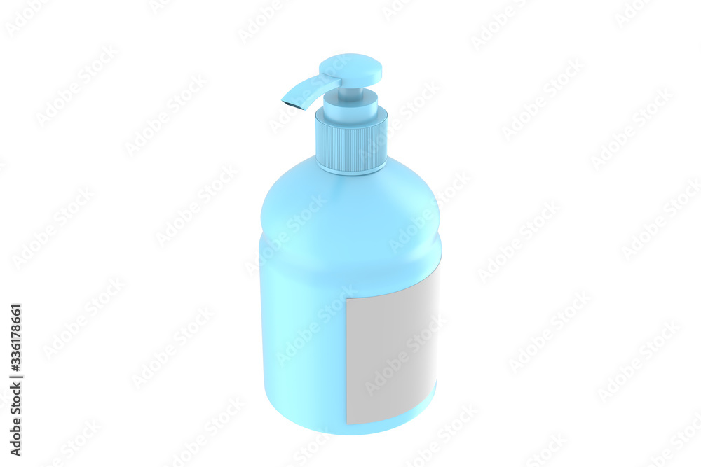 Ads template, blank hand wash realistic plastic bottle with dispenser airless pump. Pharmaceutical container liquid gel, soap, lotion, cream, shampoo, bath foam. 3d illustration Ads template, blank hand wash realistic plastic bottle with dispenser airless pump. Pharmaceutical container liquid gel, soap, lotion, cream, shampoo, bath foam. 3d illustration
