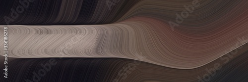 elegant flowing header with very dark blue, gray gray and pastel brown colors. fluid curved lines with dynamic flowing waves and curves