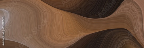 elegant flowing header design with pastel brown, very dark pink and rosy brown colors. fluid curved flowing waves and curves