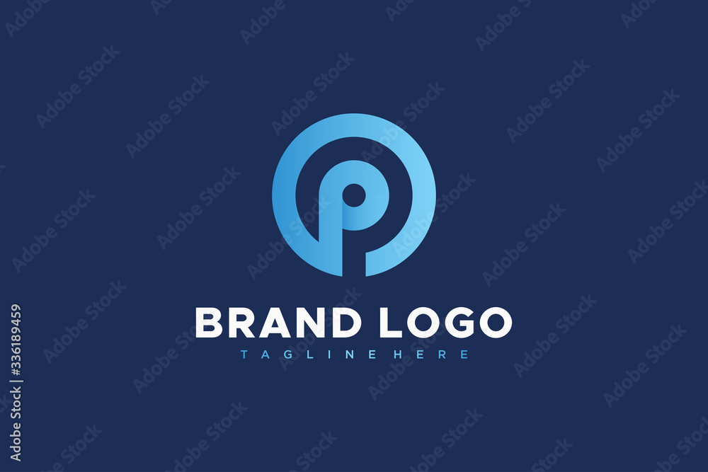 Circular Line Abstract Letter P Logo. Usable for Business and Technology Logos. Flat Vector Logo Design Template Element. Circular Line Abstract Letter P Logo. Usable for Business and Technology Logos. Flat Vector Logo Design Template Element.
