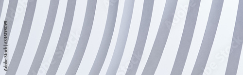 Free Download close up view of paper stripes isolated on white, panoramic shot - GFXLoad