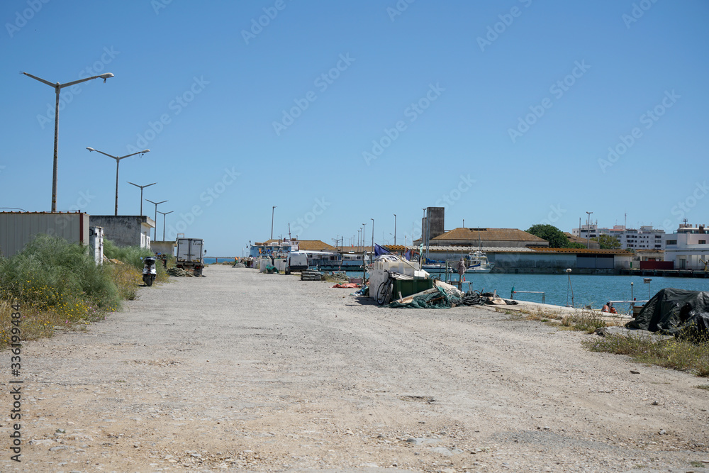 Fototapeta premium boats in the portugal harbor