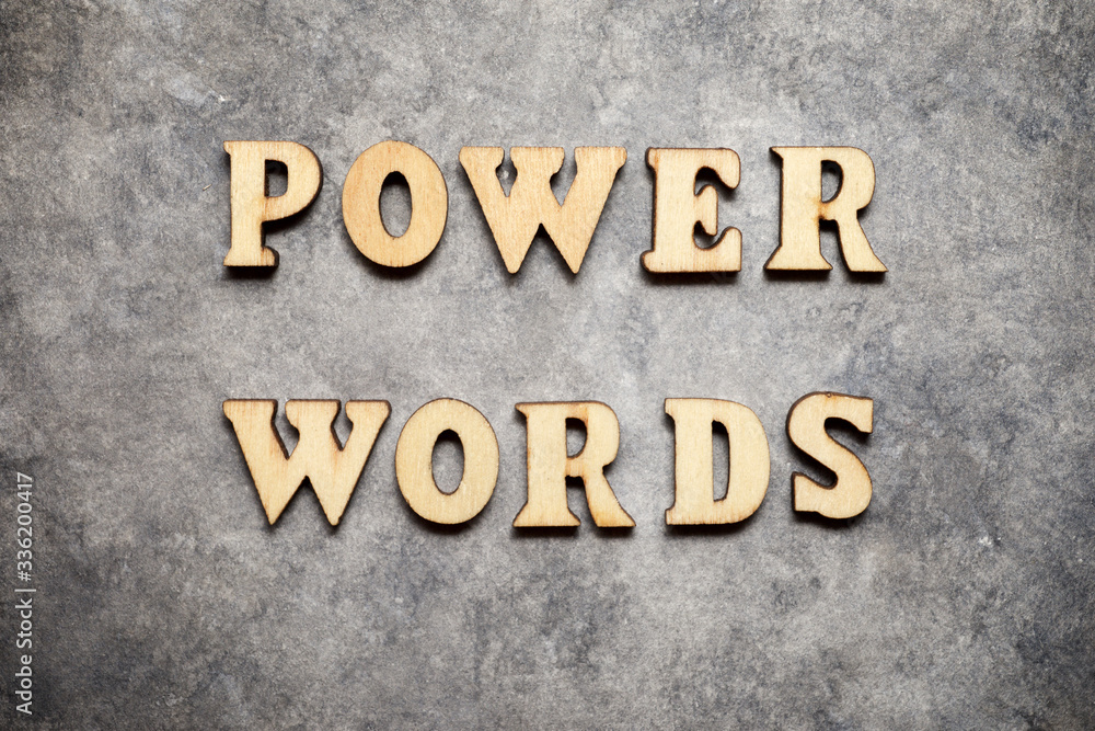 Power words text Power words text