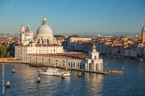 Basilica di Santa Maria della Salute on Venice Canal, Italy