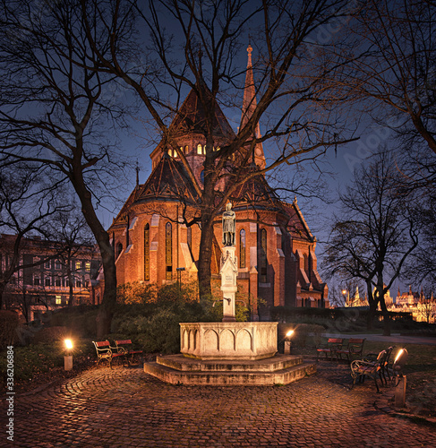 Szilagyi Dezso protestant temple in Budapest, Hungary