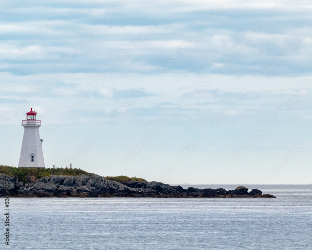 
L'Etete Point Lighthouse - Seen from the Ferry going to Deer Island.