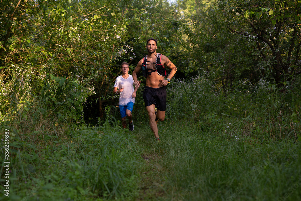 Runners in nature Runners in nature