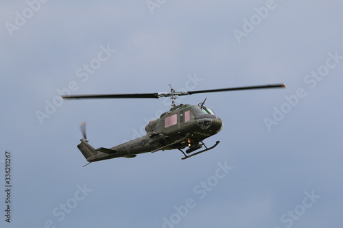 Bell UH1 helicopter airshow