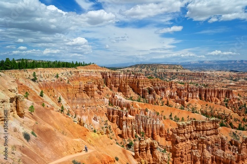 Overview on Bryce Canyon National Park, Utah