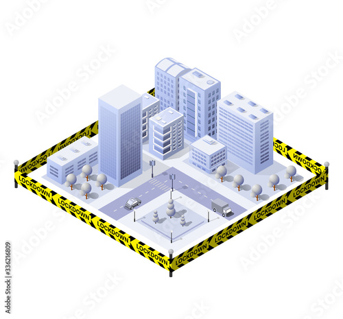 The blocked lockdown city is banned from