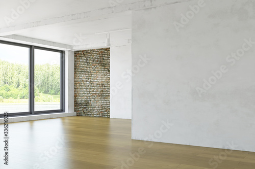 The Empty Interior Room wit...