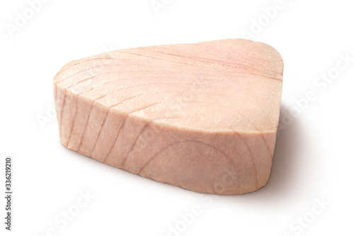 Fotografi Isolated photo of  Cooked Tuna chunk