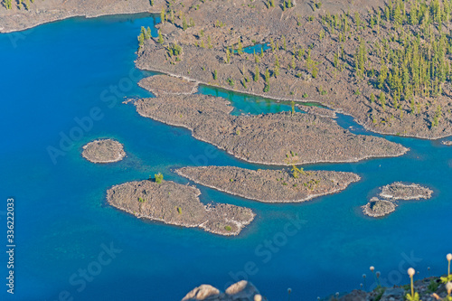 Volcanic Islets in Crater Lake near Wizard Island