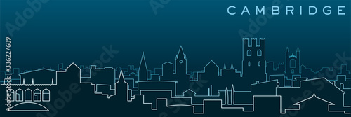 Cambridge Multiple Lines Skyline and Landmarks