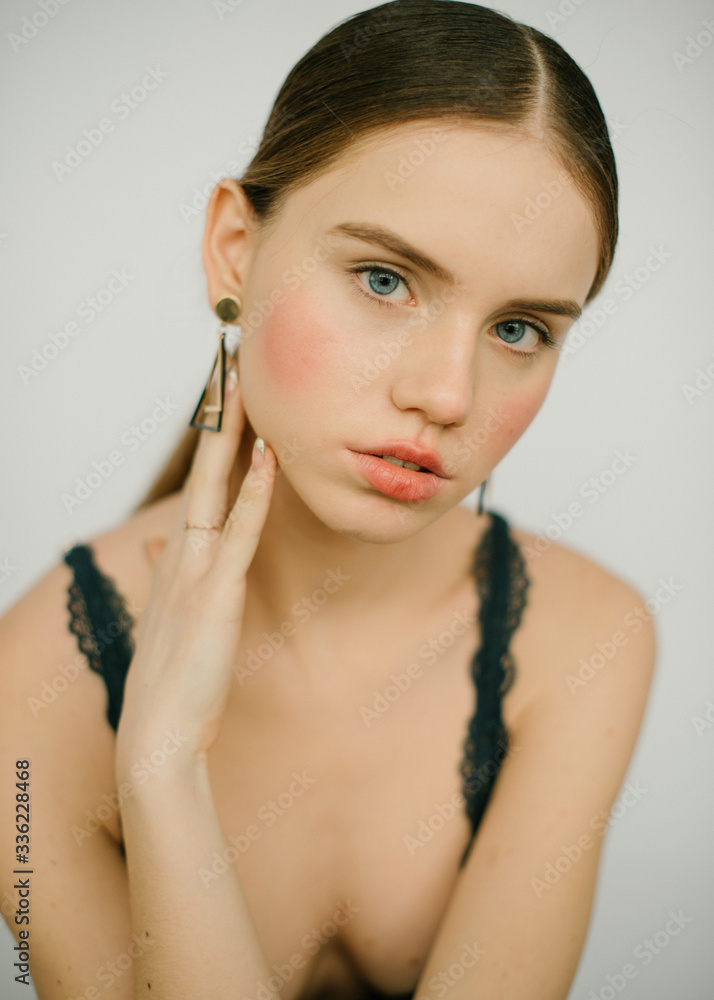 Portrait of young woman Portrait of young woman