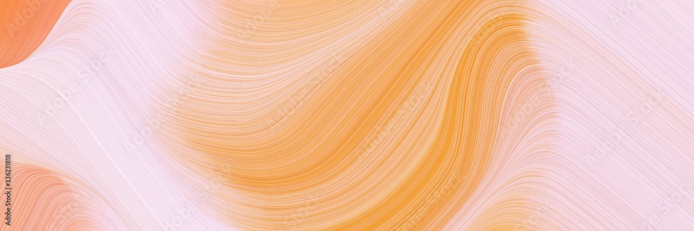 modern landscape orientation graphic with waves. modern soft swirl waves background design with pastel pink, light salmon and pastel orange color modern landscape orientation graphic with waves. modern soft swirl waves background design with pastel pink, light salmon and pastel orange color