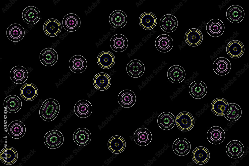 abstract black background with circles abstract black background with circles