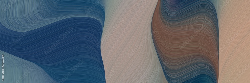 modern landscape orientation graphic with waves. elegant curvy swirl waves background design with dark slate gray, rosy brown and pastel brown color modern landscape orientation graphic with waves. elegant curvy swirl waves background design with dark slate gray, rosy brown and pastel brown color