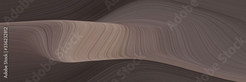 modern futuristic background banner with old mauve, gray gray and very dark pink color. modern curvy waves background illustration