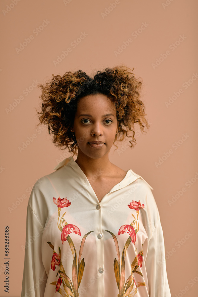 Young African American Woman Waist Up Young African American Woman Waist Up