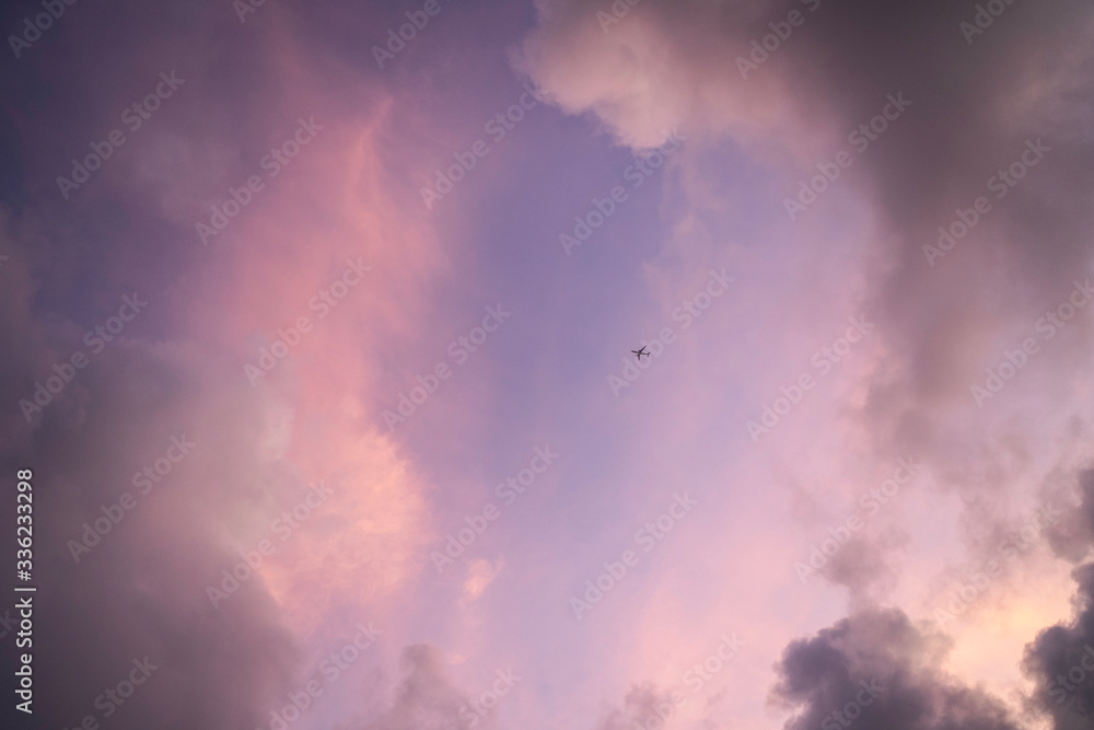 Beautiful pink sunsets at the beach Beautiful pink sunsets at the beach