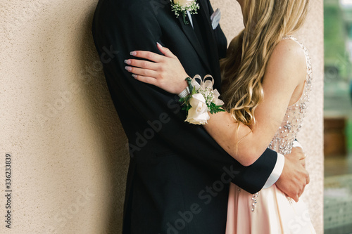 Teen Couple Before Prom photo