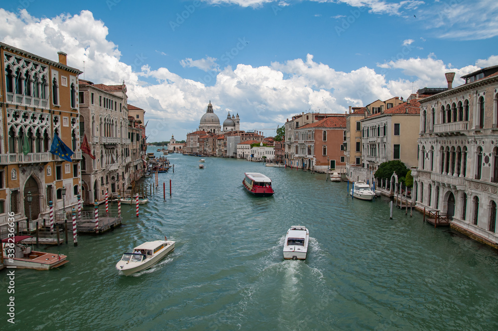 Famous Canale Grande in Venice, Italy