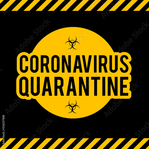 Stop Coronavirus COVID-2019 on blue background. Virus 2019-nCoV cells.