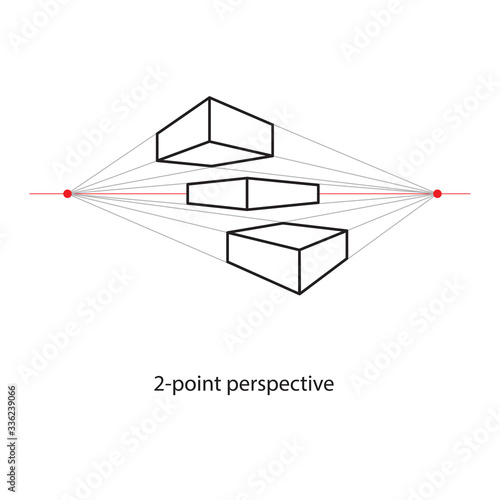 Two Point Perspective Line Drawing study art architecture
