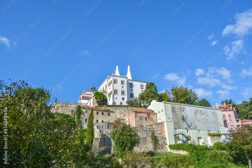 View at the Palace of Sintra, also called Town Palace, a present-day historic house museum