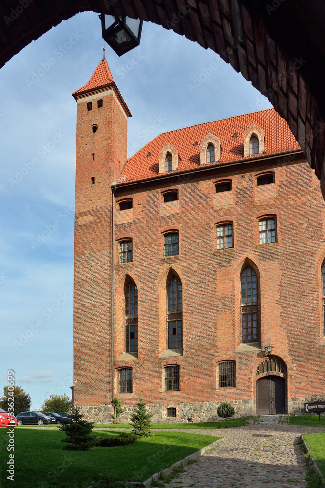 Polska. Zamek krzyżacki. Gniew