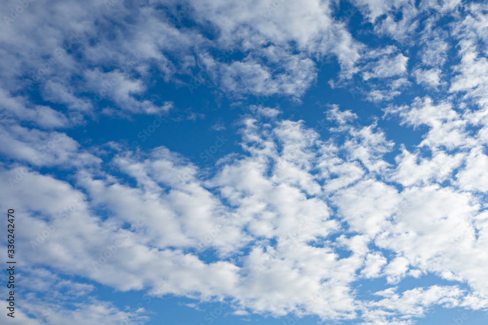Blue sky with white clouds sunny day Blue sky with white clouds sunny day