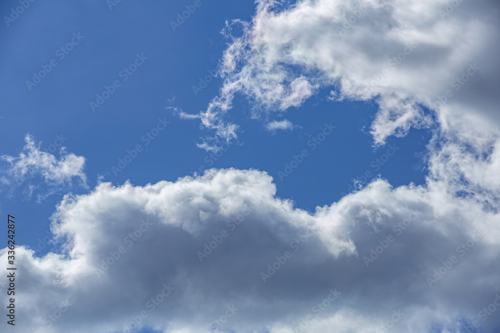 Picturesque textured clouds in the sky at the daytime Picturesque textured clouds in the sky at the daytime